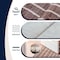 Jonathan Y Orton Distressed Ticking Stripe Non-Slip Machine-Washable Brown/Cream 2 ft. x 8 ft. Runner Rug WSH519B-28 - alternate 3