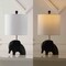 Jonathan Y Koda 17.5" Eclectic Southwestern Resin/Iron Elephant LED Kids' Table Lamp, Black JYL1143A - alternate 3