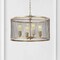 Jonathan Y Pen 4-Light 20" Iron Adjustable Industrial Mesh LED Pendant, Gold JYL6703A - alternate 5