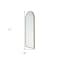 Homeroots 70" Gold Arch Metal Framed Accent Mirror 376436 - alternate 6