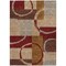 Homeroots 3' X 5' Wheat And Burgundy Geometric Washable Indoor Outdoor Area Rug 612599 - alternate 4