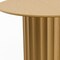 Homeroots 46" Brown Solid Wood Pedestal Base Round Top Dining Table 720997 - alternate 4