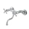 Kingston Brass Double-Handle Wall Mount Bathroom Faucet, Polished Chrome KS2111AX - alternate 1