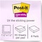 Post-It Pads in Energy Boost Collection Colors, 2" x 2", 90 Sheets/Pad, PK8 622-8SSAU - alternate 1