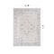 World Rug Gallery Blue and Ivory Medallion Rug - Machine Washable, Flat Pile, Family Friendly 4 ft x 6 ft WR172BLUE4X6 - alternate 4