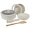 Home-Complete 8-Piece Pots and Pans Set Nonstick Cookware Set w/ Detachable Handle, Lids, Spatula, and Steam Pan KIT-PAN-1 - alternate 5