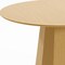 Homeroots 52" Natural Wood Pedestal Base Round Top Dining Table 721091 - alternate 3