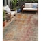 Homeroots 5' X 8' Tan Copper And Terra Cotta Abstract Washable Indoor Outdoor Area Rug 606117 - alternate 1