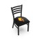 Holland Bar Stool Co BlackLogo Chair, VinylSeat L00418FerrSt - alternate 1