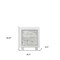 Homeroots 29" White Wood Two Drawer Nightstand 384041 - alternate 4