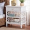 Bali & Pari Tiaret Natural Rattan Nightstand, White 259-14193-ZORO - alternate 5
