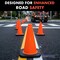 Traffic Kontrol 12in Traffic Safety Cone - 1.7 Lbs - Orange - No Reflective Collar - 1575PC Bulk Pallet, 1575PK TKTC-12-1.7-OR-NC-1575 - alternate 4