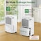 Edendirect 30 pt. 2,000 sq. ft. Dehumidifier in White with Drain Hose, 0.42 Gal. Bucket, 41dB for Bedroom,  ZR-D1026 - alternate 6