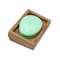 Homeroots Traditional Solid Teak Wall Mount Soap Dish 475842 - alternate 1