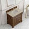 James Martin Vanities Brookfield 36" Single Vanity, Honey Oak, w/ 3 CM Tajnar Eclos Top 547-V36-HNO-3TJR - alternate 4