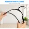 Simple Deluxe Lightweight Plastic Hangers, Space Saving Clothes Hangers with Non-Slip Shoulder Notches, Black, 30PK HIHANGPLASTB01X30 - alternate 5
