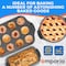 Emporio Kitchen Baking Pan Set, Oven Safe Tray, Up To 450 Deg F, Black, 6PK EMPKBK066 - alternate 7