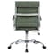 Leisuremod Benmar Leather Office Chair, Green BO19GL - alternate 3