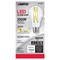 Satco 12.5 Watt LED A19, Clear, Medium Base, 3000K, 90 CRI, 120 Volt S12430 - alternate 3