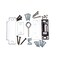 Global Door Controls EDTBAR Series Duronodic Grade 2 Commercial 48 in. Fire Rated Rim Touch Bar Exit Device TH1100EDTBARDU48F - alternate 2