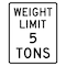 Sign Solutions Usa Traffic Sign, 24 in Width, Aluminum Sign, Vertical Rectangle DUS06DWT2430R12-15 - alternate 1