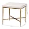 Baxton Studio Fumiye Ottoman with Hand-Forged Metal Frame, Rectangle 18" 270-14724-ZORO - alternate 6