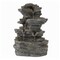 Pure Garden Tabletop Waterfall Fountain, Gray 50-206 - alternate 5