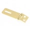 Prime-Line Door and Gate, Safety Hasp Hinge Latch with Fixed Staple 1-3/4 inch with Screws, Brass Plated U 117016 - alternate 5