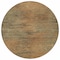 Homeroots 8' Terra Cotta Brown And Copper Round Abstract Washable Indoor Outdoor Area Rug 587232 - alternate 5