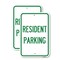 Signmission Parking Sign Resident Parking, 18'' X 24'' 2 Signs, Heavy Gauge Aluminum, 2PK A-1824-2PACK-23356 - alternate 1