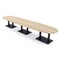 Skutchi Designs Boval Conference Table With Power Unit, 48 in W, 216 in L, Brown HAR-BOVL-48X216-DOU.BK-K525-NA - alternate 1