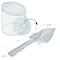 Azar Displays 9.47L/2.5 Gallons Clear Acrylic Candy Bin with Scooper 400421 - alternate 3