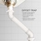 Everflow 1-1/2" Plastic Offset Trap for Tubular Drain Applications P22212 - alternate 3