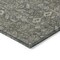 Homeroots 9' X 12' Moss Green And Gray Floral Washable Indoor Outdoor Area Rug 564381 - alternate 2