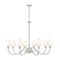 Z-Lite Katerina 8 Light Chandelier, Brushed Nickel, 46 In W x 32.5 In H 1950-8BN - alternate 1