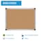 Mastervision Maya Cork Bulletin Board, 60" X 36", Aluminum Frame CA321170 - alternate 3