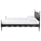 Baxton Studio Gaetano Platform Bed with Four Poster Bed Frame 272-14825-ZORO - alternate 4