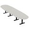 Skutchi Designs 16ft Boval Conference Table With Power | Harmony Series | 16 Person Meeting Room Table HAR-BOVL-48X192-T.BK-U779-NA - alternate 1