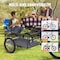Vevor Bike Cargo Trailer Bicycle Carrier Storage Cart 275 lbs Load Carbon Steel CT910 - alternate 4