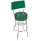 Holland Bar Stool Co 30" Chrome 2-Ring Hawaii Swivel Bar Stool, Back L7C430Hawaii - alternate 1