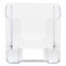 Deflecto DocuHolder for Countertop/Wall-Mount, Leaflet Size, 4.37w x 3.25d x 3.87h, Clear 75001 - alternate 5