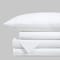 Boston Textile Co. Blackfin 42x36 Standard Pillowcase T300 Sateen 60% Cotton/40% Polyester White PCBXBKFN004236WHT - alternate 3