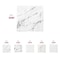 Smarty Had A Party White with Silver Marble Paper BeverageCocktail Napkins 600 Napkins, 600PK 2291-CASE - alternate 6