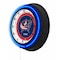 Holland Bar Stool Columbus Blue Jackets 19 Double Neon Wall Clock Clk19BK - alternate 4