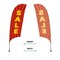 Showdown Displays 10.5 Ft  Value Razor Sail Sign Kit (Single-Sided With Value Spike Base) - Sale Red Burst 908110-005 - alternate 2