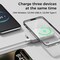 Alpha Digital Magnet Power Bank- 10,000mAh, Wireless Charge, Phone Stand -White ZL014-WT - alternate 4