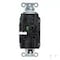 Hubbell Wiring Device-Kellems Straight Blade Receptacle, 5-20R, 20 A, 125V AC, 2 Pole, 3 Wire, Surface Mount, Grounded HBL2182STGN - alternate 2