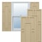 Ekena Millwork True Fit PVC Hastings Fixed Mount Shutters, Natural Twine, 12W x 62H, PR TFP001HS12X062NT - alternate 1