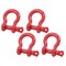 Mytee Products 1in 8.50 Tons Anchor Shackle Forged Carbon Steel & Alloy Screw Pin, 4PK SHACKLE-ANCHOR-SP-1x4 - alternate 5