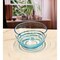 Homeroots Clear and Blue Four Piece Swirl Acrylic Service For Four Bowl Set 520890 - alternate 5